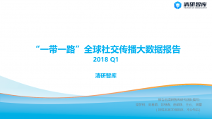 018年第一季度：“一带一路”国际传播研究报告"