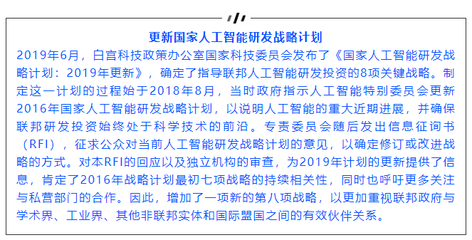 清研智库：美国人工智能发展的国家战略（二）