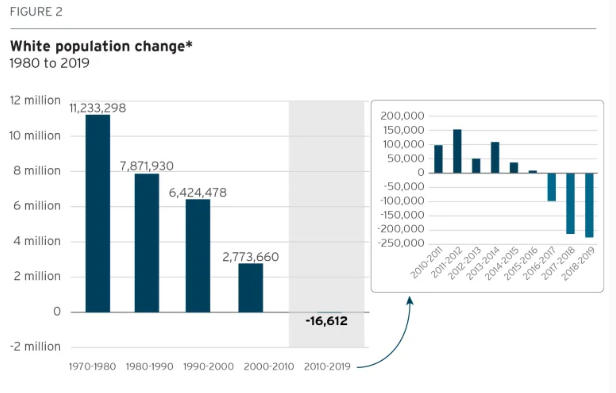 清研智库：美国迎来历史上第一个白人人口减少的十年